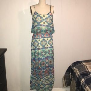 🤩Liberty Love Contrast Maxi Dress!